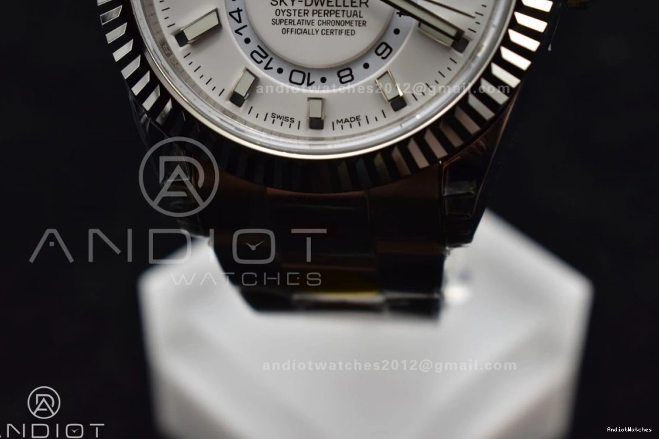 Dial SS 1114 White Skydweller Bracelet Edition Effortless SS on Noob A23J Best Oyster 0121